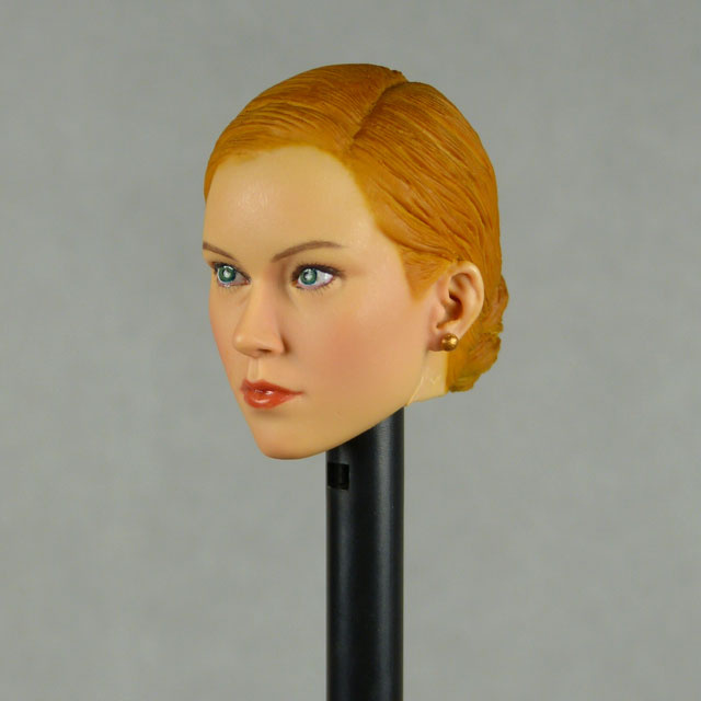 Kumik 1/6 Scale Female Head Sculpt Kristy With Sculpted Hairpiece - NT006